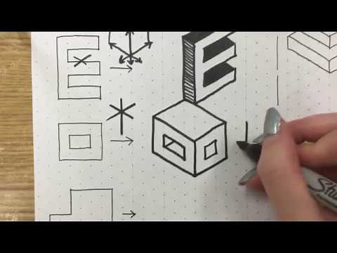 Isometric Drawing Tutorial: Complex Shapes and Holes