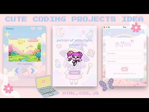 cute coding projects idea🩵