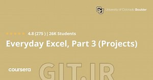 Everyday Excel, Part 3 (Projects)