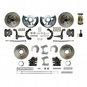 The Right Stuff 1962-72 Mopar B/E-Body, 4-Wheel Manual Disc Brake Conversion Kit - (MDC42SD-P)