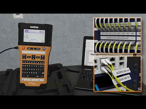 Brother PT-E550WNIVP Network infrastructure label printer