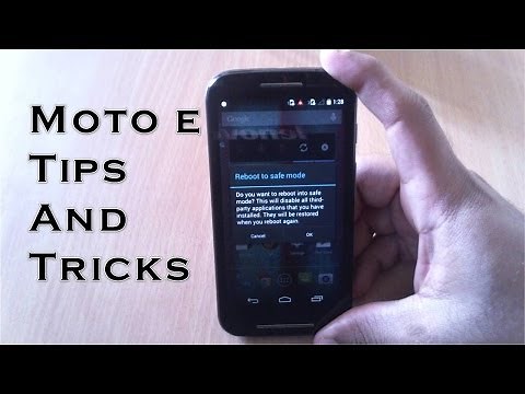 Moto E Tips and Tricks