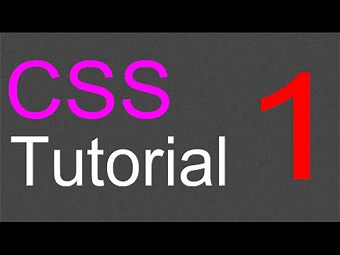 CSS Layout Tutorial - 01 - Introduction