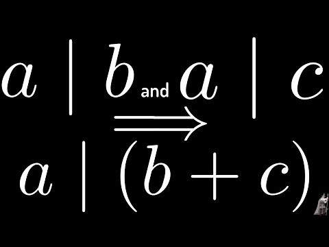 Divisibility Proof with the Sorcerer: a|b and a|c implies a|(b + c)