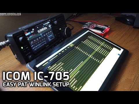 Icom IC-705 PAT Winlink Setup | Ham Radio Raspberry Pi