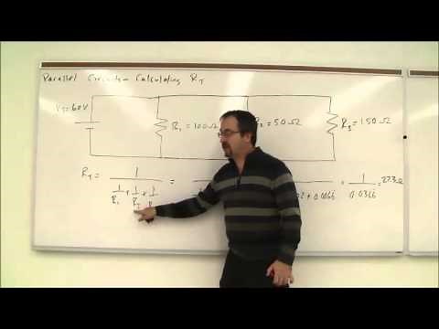 Calculating Total Resistance in a Parallel Circuit
