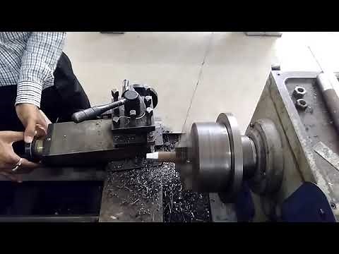 TAPER TURNING ON COMPOUND SLIDE ANGLE METHOD IN हिंदी