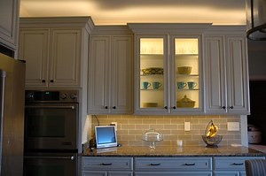 Inside Glass Cabinet Lighting - How-To: Installing Cabinet Lighting