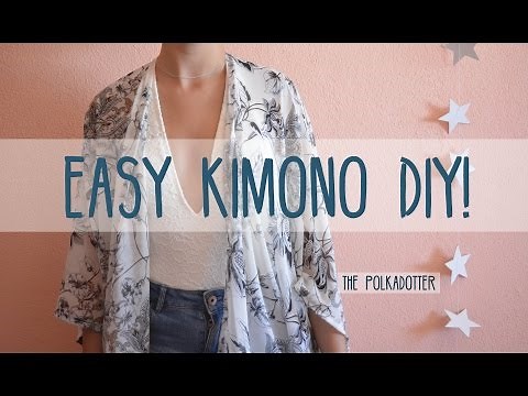 Easy Kimono DIY | 4 Steps