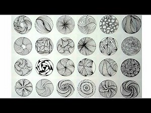24 ZENTANGLE PATTERNS - Part 2