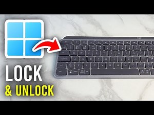 How To Lock & Unlock Keyboard In Windows 11/10 PC or Laptop - Step By Step