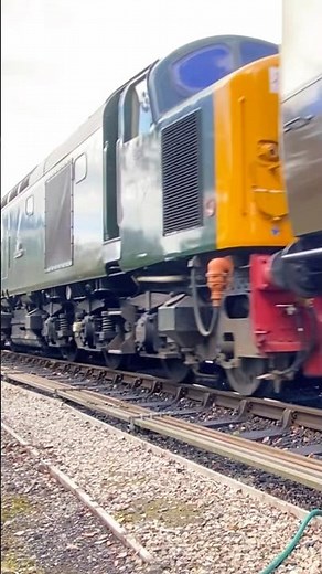 Close up Class 40 Diesel Locomotive