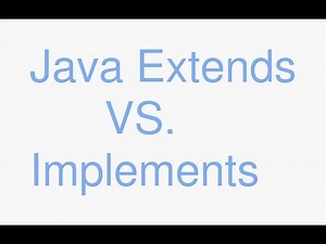 Java extends vs implements (fastest tutorial on the internet ^_^)