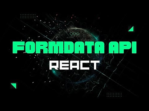 FormData API - React