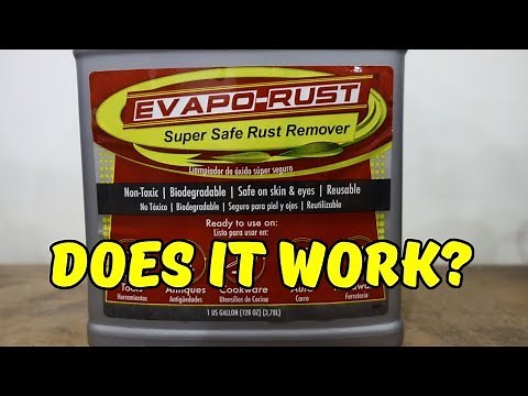 How to safely remove rust from metal car parts using Evapo-Rust