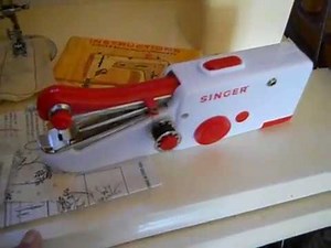 Overview of Using a Battery (or Manual) Hand Held Sewing Machine-Singer Stitch Sew Quick
