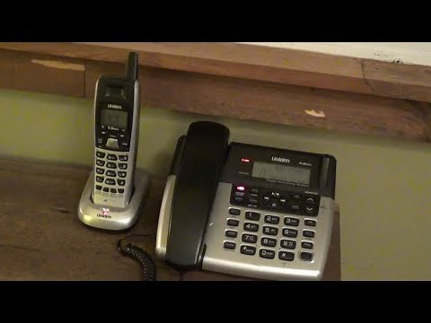 Uniden CXAI5698 5.8 GHz Analog Corded/Cordless Telephone Setup