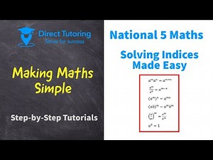 How to Solve Indices Easily. National 5 Maths