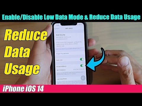 iPhone iOS 14: How to Enable/Disable Low Data Mode & Reduce Data Usage