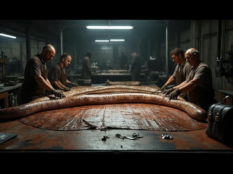Inside the Factory | Complete Process (AI) | How Leather Python Bags are made