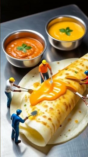 The Art of Miniature Dosa Crafting