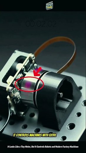 This Smart Stepper Motor Powers Industrial Machines – How Its Precision Sensor Works