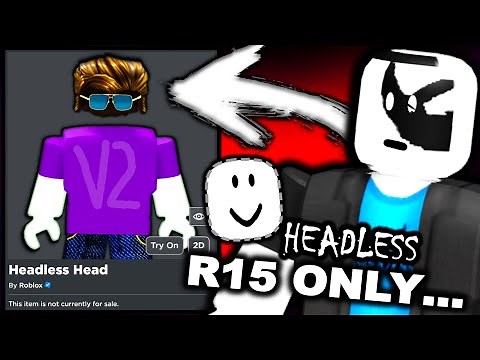 THE NEW OFFICIAL HEADLESS HEAD V2!? THERE IS A BIG PROBLEM WITH IT... (ROBLOX)