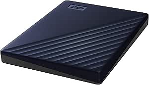 WD 2TB My Passport for Mac, Navy, Portable External Hard Drive with backup software and password protection, USB 3.1/USB 3.0 compatible - WDBA2D0020BBL-WESN