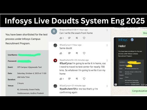 infosys Live Interview Preparation — System Engineer Role 2025| Infosys 2025 Interview Live