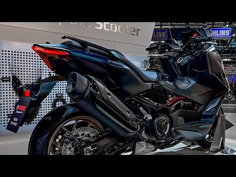 Yamaha TMAX Tech Max 2023 | Review | Specifications | Walkaround | EICMA 2022