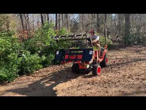 Grapple on Kubota bx23s