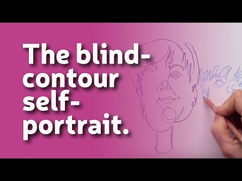 How To Draw A Blind Contour Self-Portrait