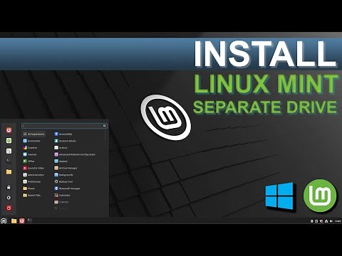 How To Install Linux Mint On Separate Drive ( No USB Needed! ) | Dual Boot With Windows | UEFI