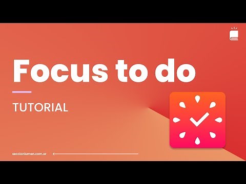 Focus to do - Tutorial