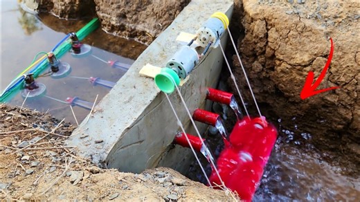 Mini Dam Construction with Hydroelectric Power