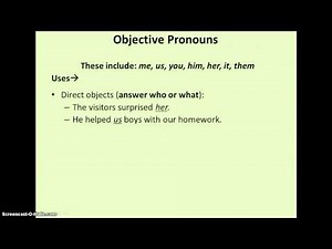 Pronoun Case
