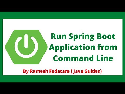 Run Spring Boot Application from Command Line