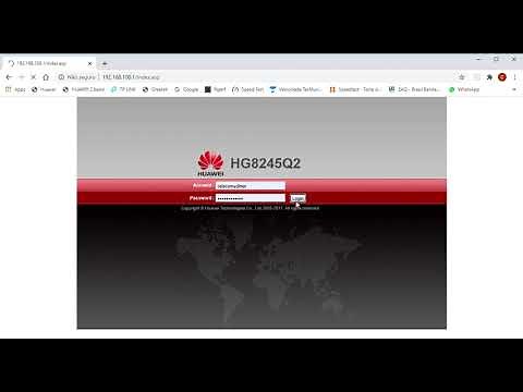 Hard reset Huawei modelo HG8245Q2