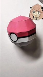 How to 🍭Make a 3D ✨ Paper Pokeball! |🔥 Easy DIY Pokemon Craft🎃 Tutorial