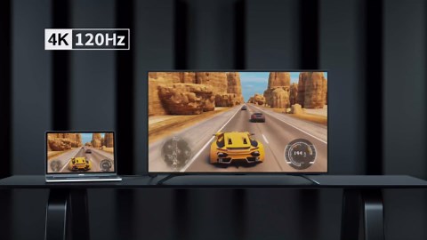 Cable Matters 48Gbps Unidirectional USB C to HDMI 2.1 Cable - 6ft, Support 4K 240Hz and 8K 60Hz HDR - Thunderbolt 3, Thunderbolt 4, USB4 Compatible with iPhone 16/15, Max 4K@60Hz on Any MacBook