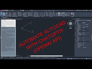 Automated Drawing in AutoCAD via OpenAI API (ChatGPT)
