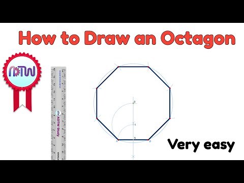How to Draw an Octagon | Easy Geometric Construction