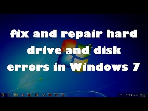 How to fix and repair hard drive and disk errors in Windows 7