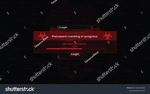 Cracking Password Progress Pop Hacking Login Stock Vector (Royalty Free) 2283574695 | Shutterstock