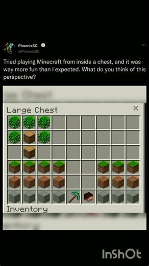 Minecraft… But I’m Inside a Chest!