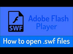 How to open (.swf) Files with "Adobe Flash"