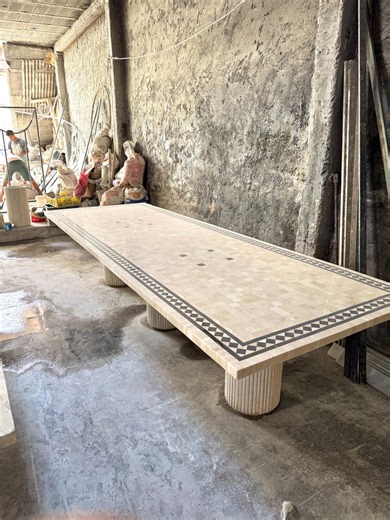 Rectangular Marble Table, Rectangular Dining Table, Marble Dining Table, Rectangular Handmade Marble Table, - Etsy