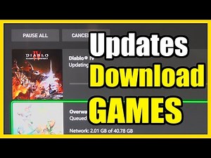 How to Find Downloads & Updates Folder on Xbox Series X (All GAMES)