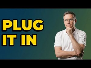 Where Does The Video Cable Plug Into The Monitor?