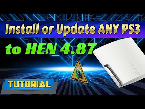 PS3 Tutorial - Install (or update) ANY PS3 with HEN 4.87 - Go from 4.86 hen to 4.87